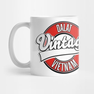 Dalat vietnam retro logo Mug